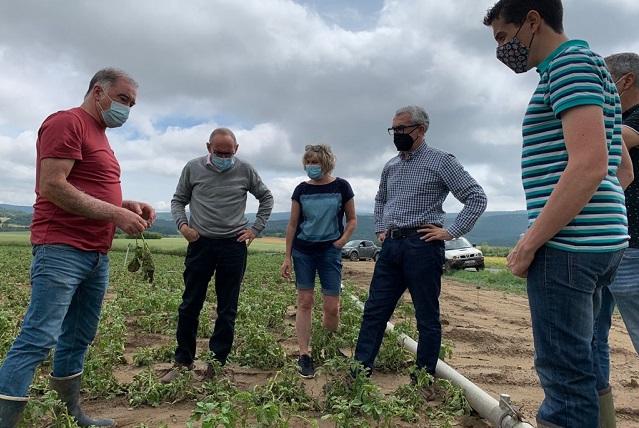 Visita del diputado general de Álava, Ramiro González, hoy a Montaña Alavesa.