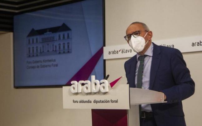 El diputado general de Álava, Ramiro González. El diputado general de Álava, Ramiro González.