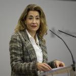 La ministra de Transportes, Raquel Sánchez