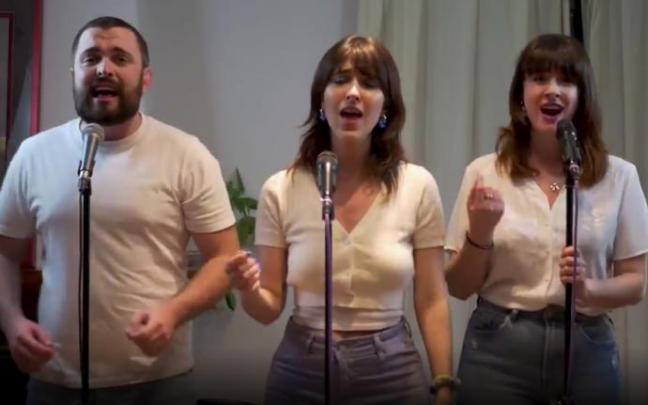 Un fragmento del vídeo de 'Ene ama'. Un fragmento del vídeo de 'Ene ama'.