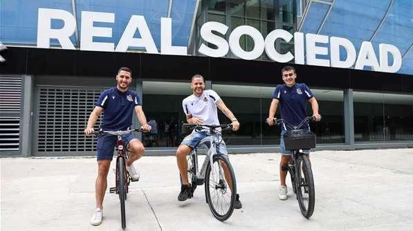 La Real Sociedad anima a ir en bicicleta a los partidos de Anoeta