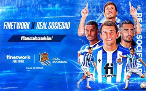 Imagen del acuerdo entre la Real y Finetwork