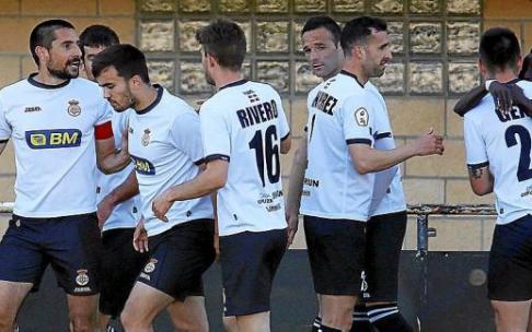 Los jugadores del Real Unión celebran un gol en un partido de la recién finalizada campaña. Foto: Gorka Estrada
