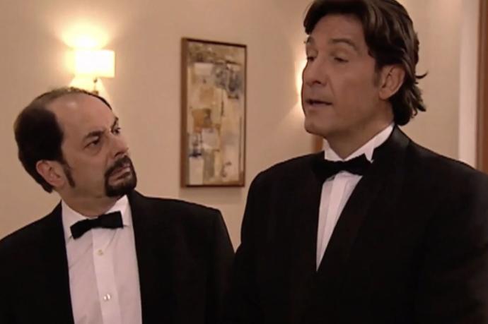 Antonio Recio (Jordi Sánchez) y Ferrán Barreiros (Luis Lorenzo), en 'La que se avecina'.