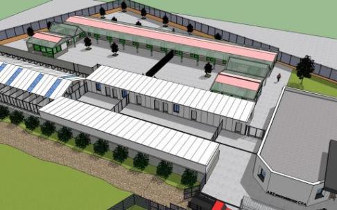 Recreación de cómo quedará el CPA de Vitoria tras las obras.