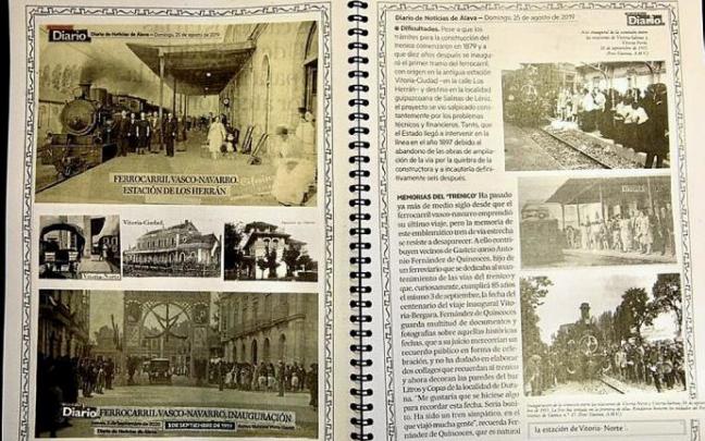 Recuerdos del ferrocarril vasco-navarro