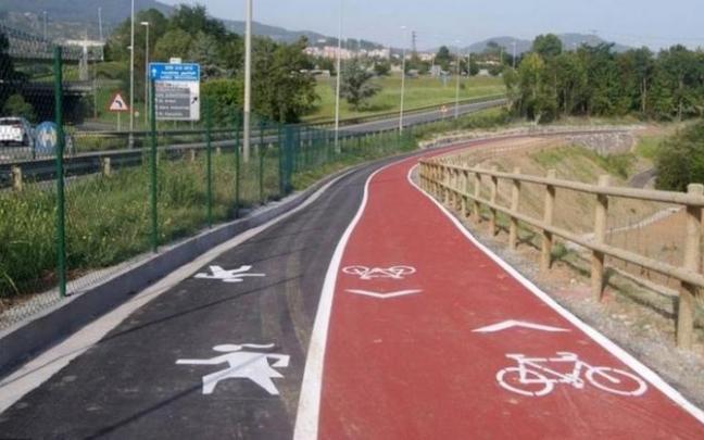 Las señales en Amorebieta.