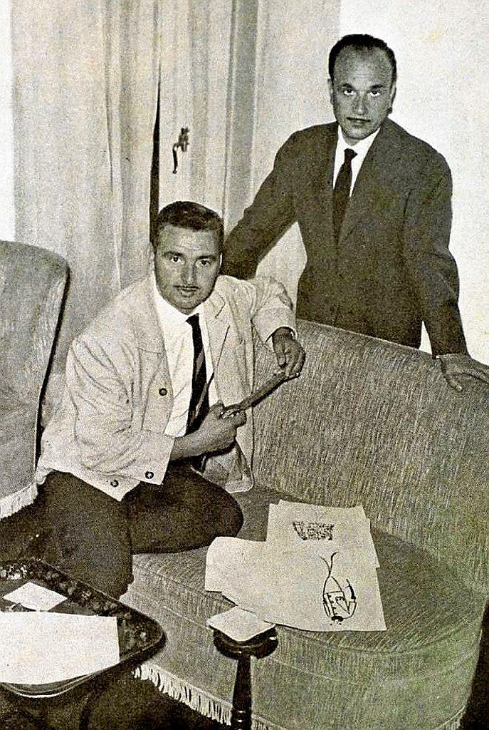 Emilio Ochagavía y su socio Jesús Vargas.