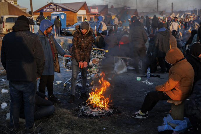 Refugiados procedentes de Ucrania, en Polonia.