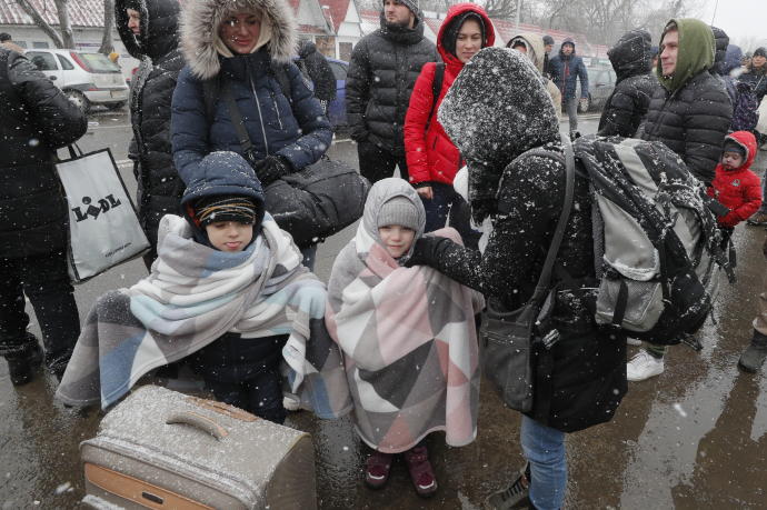 UNICEF calcula que más de un millón de niños han huido de Ucrania