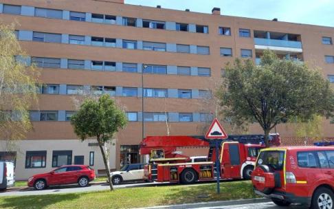 Intervención de los Bomberos en Zabalgana.