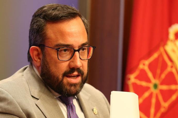 Javier Remírez, vicepresidente y consejero de Presidencia, Igualdad, Función Pública e Interior 