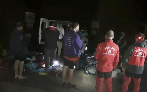Rescatado un grupo de scouts desorientados en los Lagos de Covadonga Rescatado un grupo de scouts desorientados en los Lagos de Covadonga