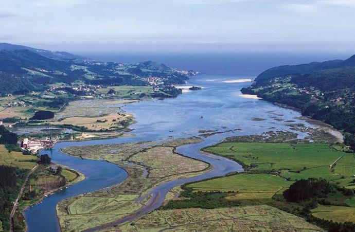 La reserva de la Biosfera de Urdaibai, Espacio Natural Protegido desde 2021.