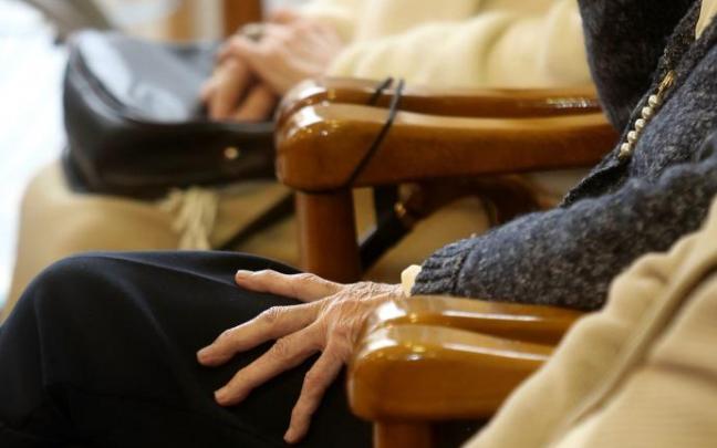 Mayores en una residencia.