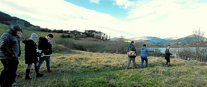 Una escena del cortometraje 'Respect', rodada en el paraje natural de Urkulu. Foto: Xabi Antxia