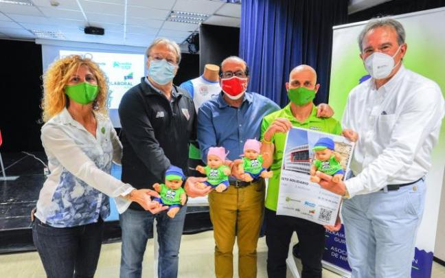 Presentación del reto solidario Bilbao 360º Aspanotxus