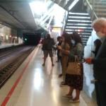 Una de las estaciones de la línea 2 del metro.