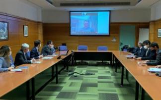 Imagen de la reunión mantenida este miércoles