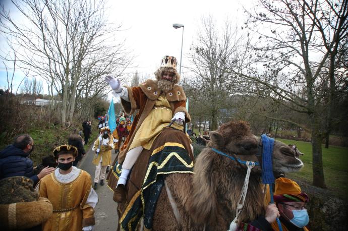 Los Reyes Magos, a su paso por la Magdalena.