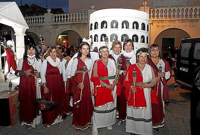 Romanas con el circo en Corella.