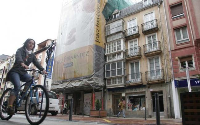 Calle Rioja, en Vitoria.