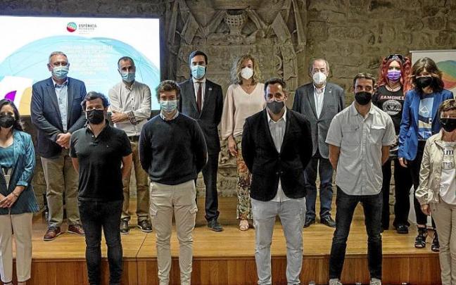 Presentación ayer en Laguardia de Esférica Rioja Alavesa.