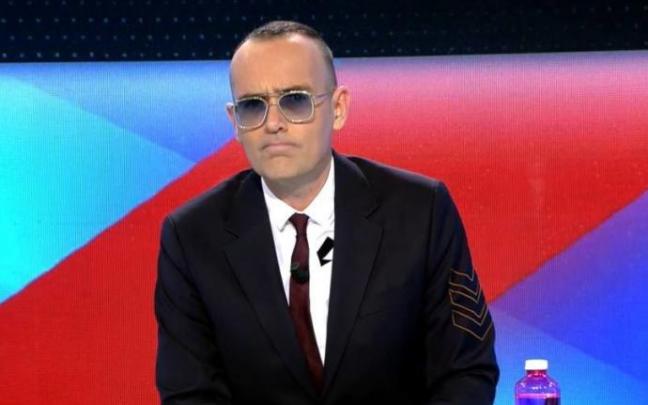 Risto Mejide, en el plató de 'Todo es mentira'. Risto Mejide, en el plató de 'Todo es mentira'.