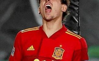 Isak festeja un tanto materializado con el conjunto txuri-urdin en la campaña que acaba de terminar. Foto: LaLiga