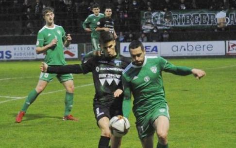 Imagen del partido que enfrentó en febrero a River y Arenas y que ahora se juegan el 'play-off' ante Lleida y Espanyol, respectivamente