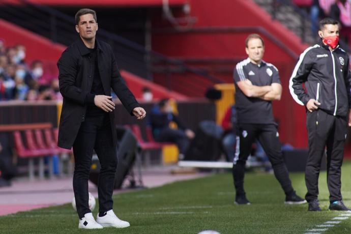 Robert Moreno, durante un partido esta temporada.