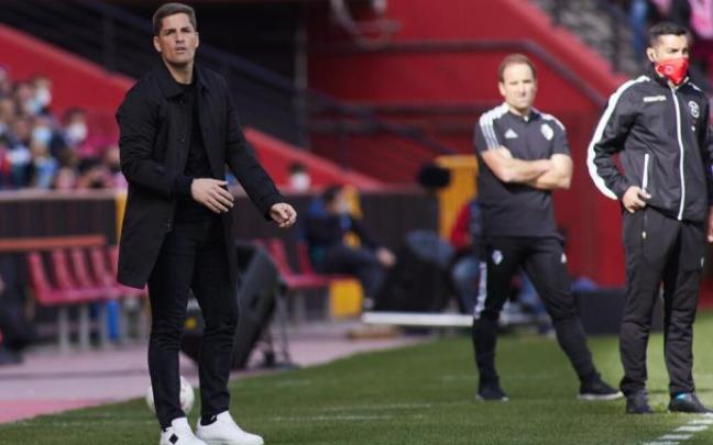 Robert Moreno, durante un partido esta temporada.