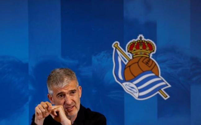 Roberto Olabe, durante la comparecencia de este miércoles