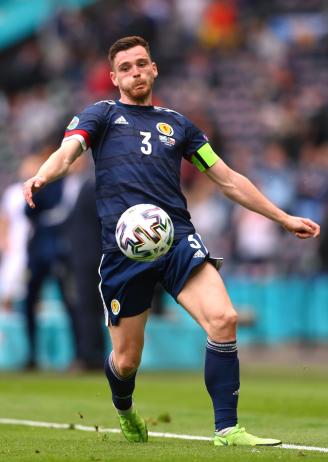 Andy Robertson, durante la presente Eurocopa.