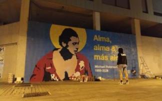 El mural de LKN en la avenida Roncesvalles.