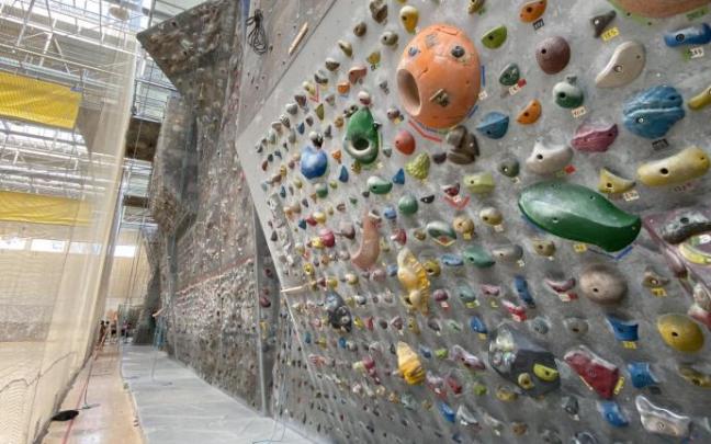 Rocódromo en Gasteiz.