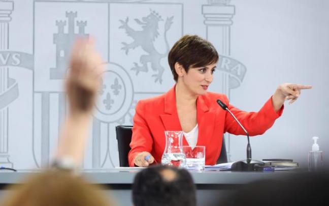 La portavoz del Gobierno español, Isabel Rodríguez. La portavoz del Gobierno español, Isabel Rodríguez.