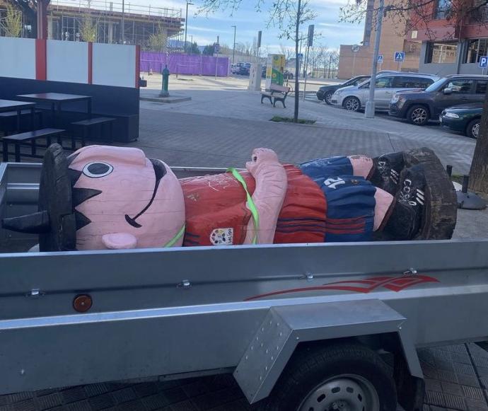 Imagen de Rojillo al ser retirado