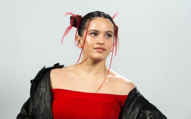 Rosalía posa durante la presentación de su disco 'Motomami'.