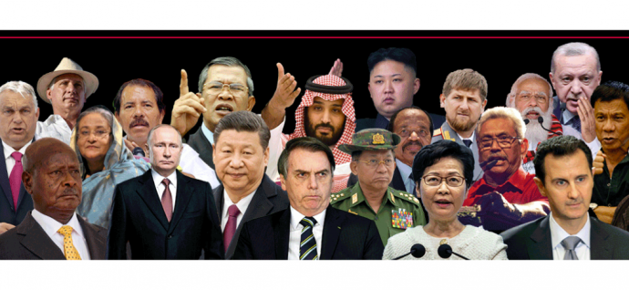Jefes de Estado y de Gobierno incluidos en la lista de RSF