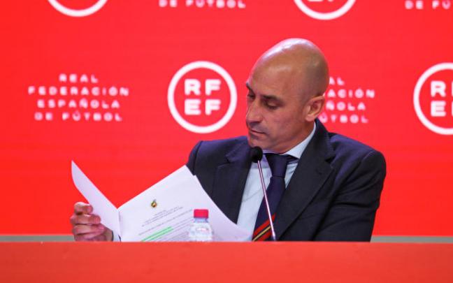 El presidente de la RFEF, Luis Rubiales. El presidente de la RFEF, Luis Rubiales.