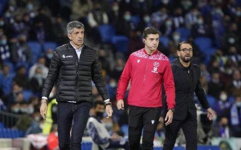 Imanol Alguacil, en un lance del partido.