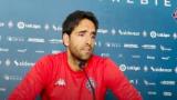 El entrenador del Amorebieta, Iñigo Vélez de Mendizabal El entrenador del Amorebieta, Iñigo Vélez de Mendizabal