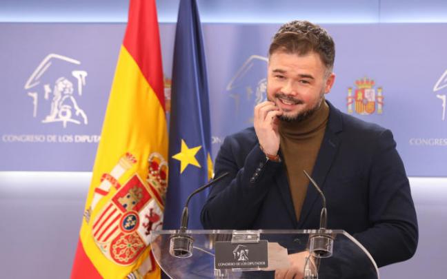 Gabriel Rufián, en el Congreso. Gabriel Rufián, en el Congreso.