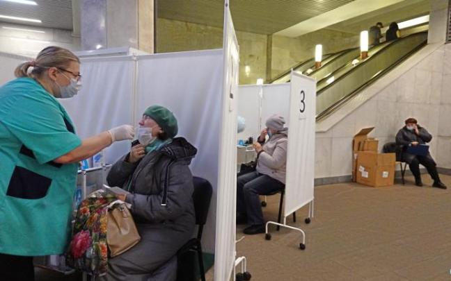 Los hospitales rusos tienen un gran grado de ocupación debido al repunte de la pandemia Los hospitales rusos tienen un gran grado de ocupación debido al repunte de la pandemia