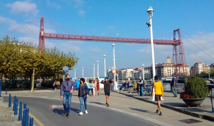 Portugalete ha tenido un notable número de turistas este puente del Pilar.