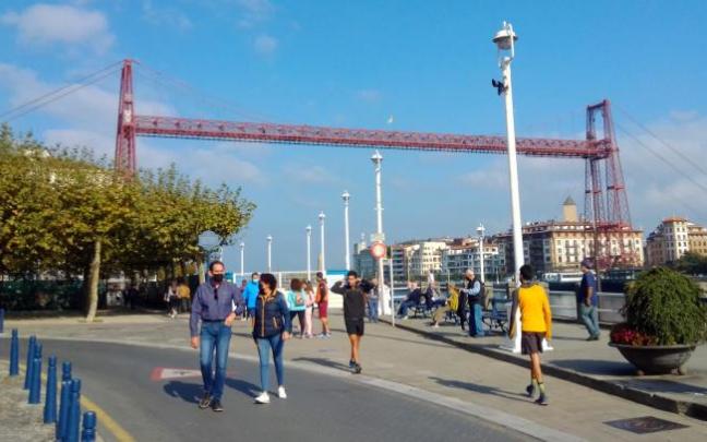 Portugalete ha tenido un notable número de turistas este puente del Pilar.