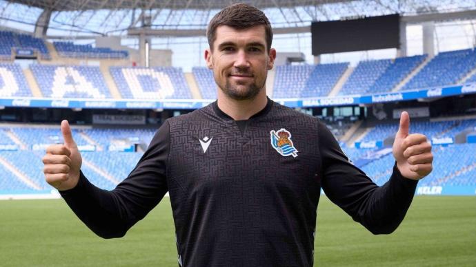 Mathew Ryan, feliz en Anoeta