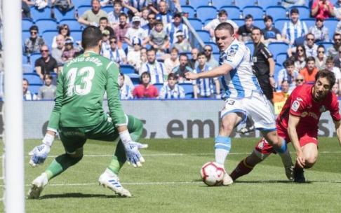 Luca Sangalli, en un partido contra el Getafe. Luca Sangalli, en un partido contra el Getafe.