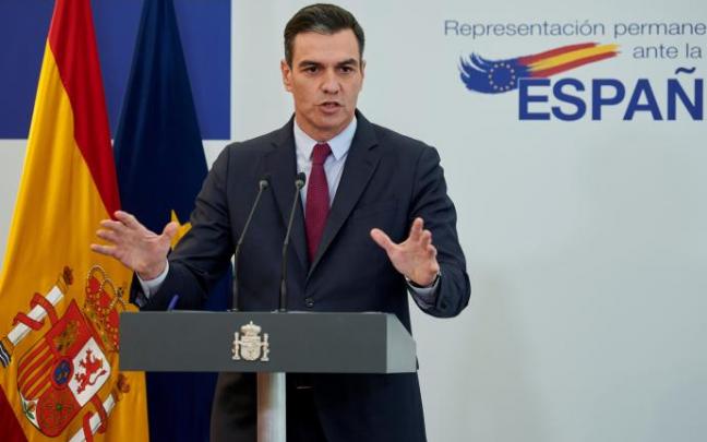 El presidente del Gobierno español, Pedro Sánchez